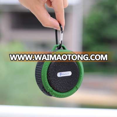 2019 Waterproof Wireless Speaker TF/Micro Card Mini Stereo Outdoor Portable Speaker With Sucker Hook