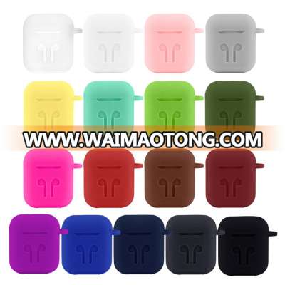 2019 Cheap Anti-lost Non-slip Wireless Earphone Pouch Protective Skin Silicone Case Cover for Apple Original AirPods